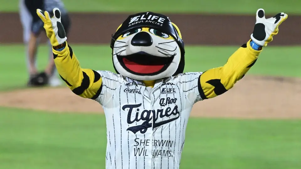 Mascota de los Tigres de Quintana Roo | X @tigresqroficial