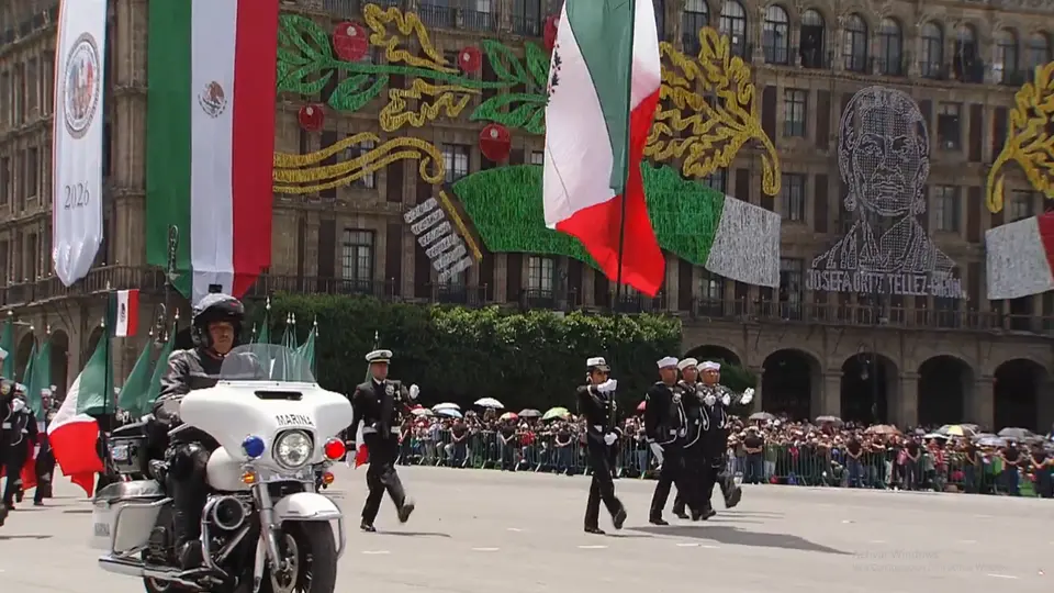 Este evento tiene lugar en el Zócalo de la Ciudad de México. / X