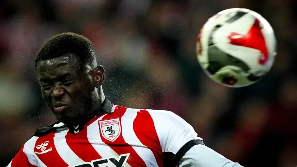 Marius Mouandilmadji en partido con Samsunspor de Turquía | AFP