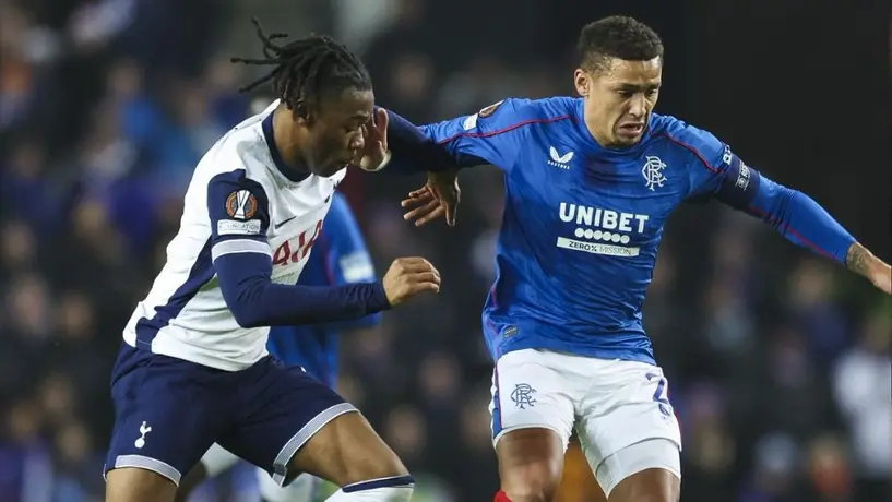 Tottenham Hotspur rescató el empate ante Rangers en su visita a Escocia