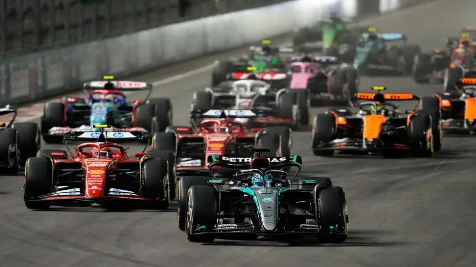 George Russell y Lewis Hamilton dominan el Power Ranking del Gran Premio de Las Vegas