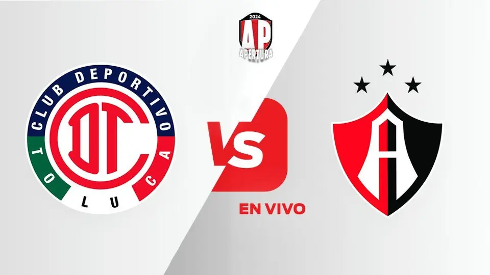 Toluca vs Atlas EN VIVO Liga MX Apertura 2024 Jornada 10