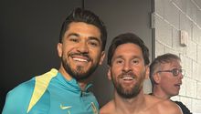 Henry Martín pide ayuda para editar foto con Messi y se desatan los memes en redes