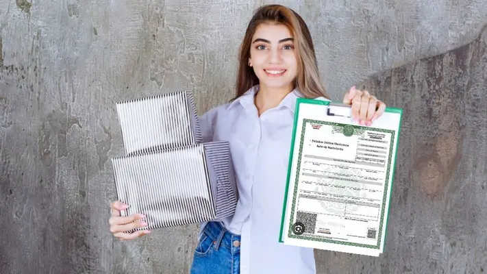 Así puedes descargar el acta de nacimiento, de matrimonio y de defunción desde casa
