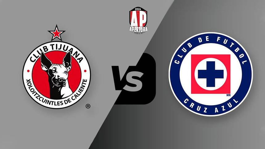 Xolos de Tijuana vs Cruz Azul EN VIVO Liga MX Apertura 2024 Cuartos de ...