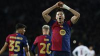 Robert Lewandowski llega a 101 goles en la victoria del Barcelona sobre Stade Brestois