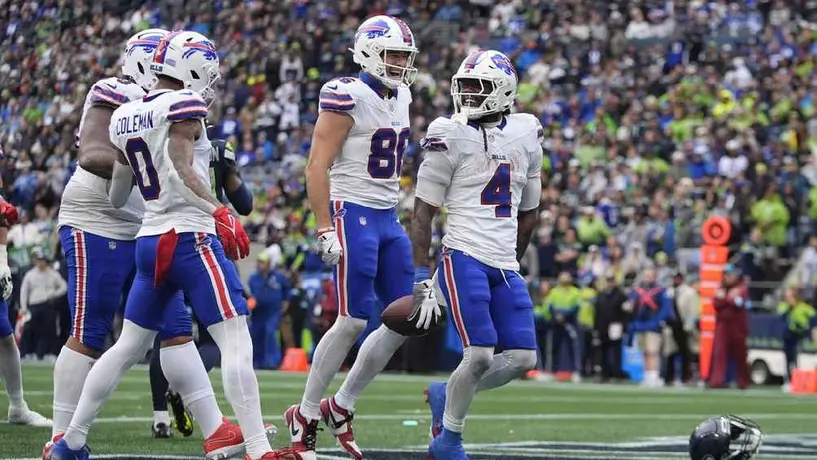 Bills aplastan a los Seahawks para afianzarse en la cima de su división