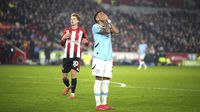 Manchester City pierde ventaja y es empatado de último minuto por Brentford
