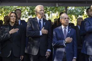 Donald Trump, Kamala Harris y Joe Biden se reúnen para conmemorar el aniversario de las Torres Gemelas