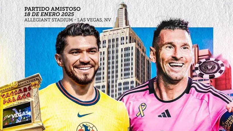 América jugará un partido amistoso en Las Vegas contra Inter Miami