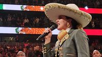 Camila Fernández se equivocó al entonar el himno en la pelea de Canelo vs Berlanga
