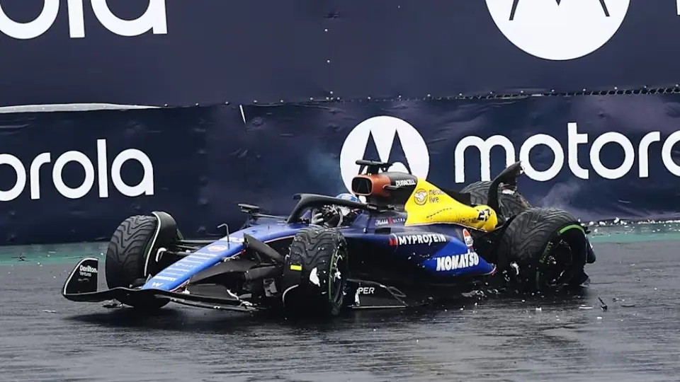 Alex Albon no podrá correr el Gran Premio de Brasil tras choque en qualy