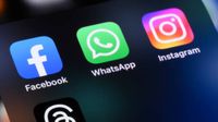 Reportan caída de WhatsApp, Facebook e Instagram
