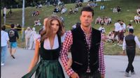 Michael Ballack disfruta del Oktoberfest con atuendo bávaro