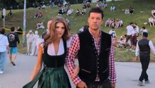 Michael Ballack disfruta del Oktoberfest con atuendo bávaro