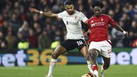 Liverpool rescata el empate para mantener ventaja sobre Nottingham Forest