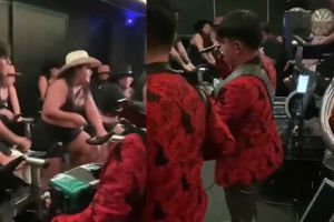 VIDEO: Dan clases de spinning con música norteña y no es en México