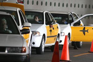 Taxis del AICM planean lanzar su propia aplicación para ofrecer servicio de viaje