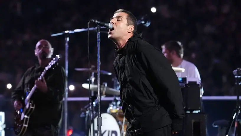 Liam Gallagher tocó en la pelea entre Joshua vs Dubois ¿Y Noel?