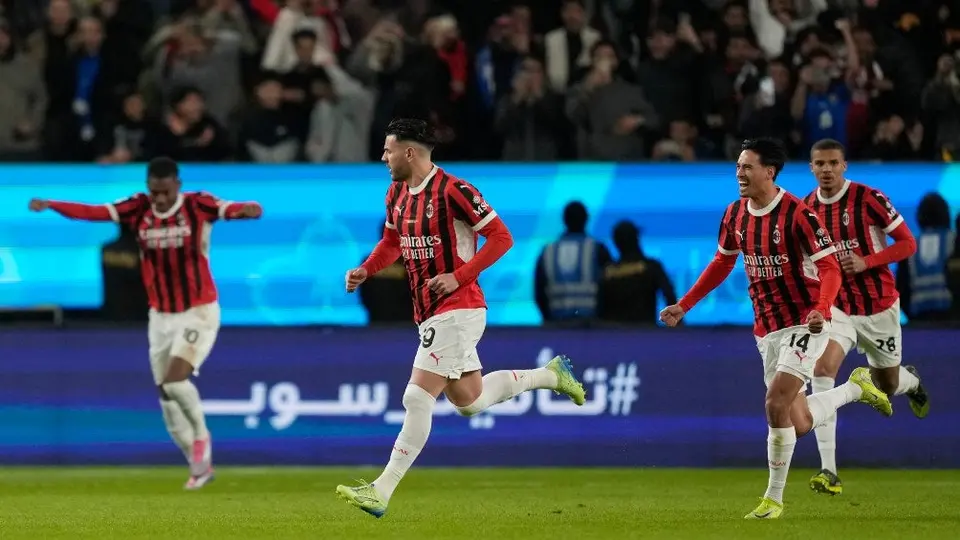 Con épica remontada al Inter, Milan se proclama campeón de la Supercopa de Italia