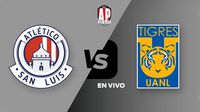 Atlético de San Luis vs Tigres EN VIVO Liga MX Apertura 2024 Cuartos de Final de Ida