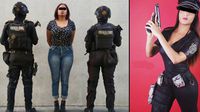 Detienen a ‘La Polisex’ por portar varias dosis de droga ¡Hermana, cayó la ley!