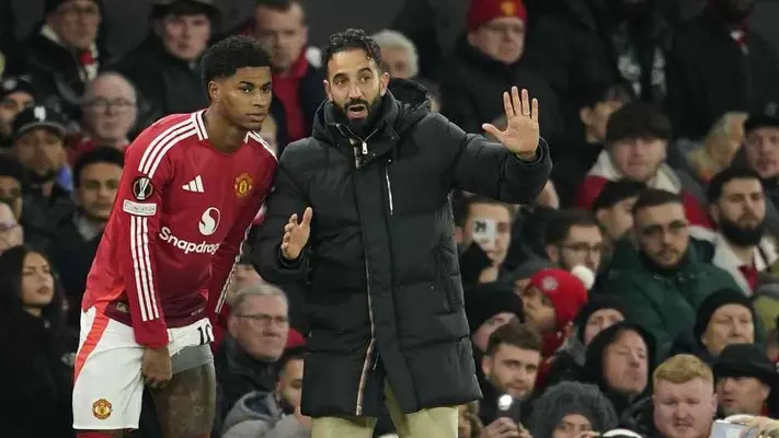 Ruben Amorim asegura que es 'su decisión' que Marcus Rashford no juegue