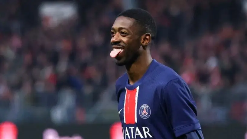 Dembélé se manda hat trick en el triunfo del PSG ante el Brest