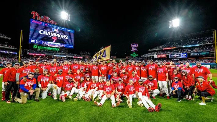 Philadelphia Phillies gana la división este de la Liga Nacional después de 13 años