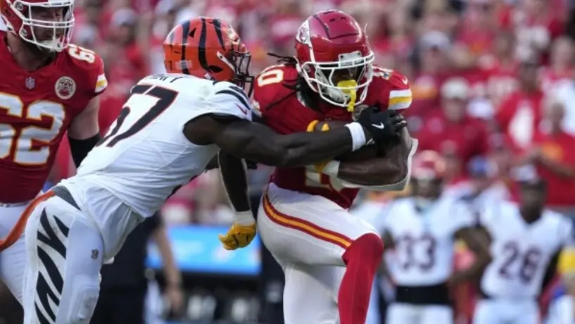 Isiah Pacheco, corredor de los Chiefs, podría entrar a la reserva de lesionados