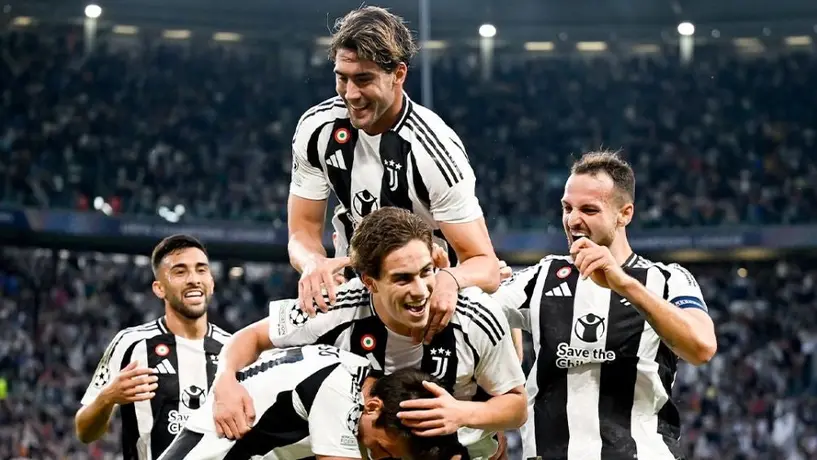 Juventus golea al PSV Eindhoven en su debut en la Champions League