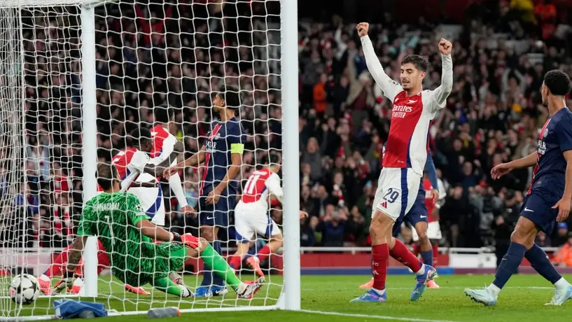 Arsenal hace valer la localía y vencen al Paris Saint-Germain en la Champions League