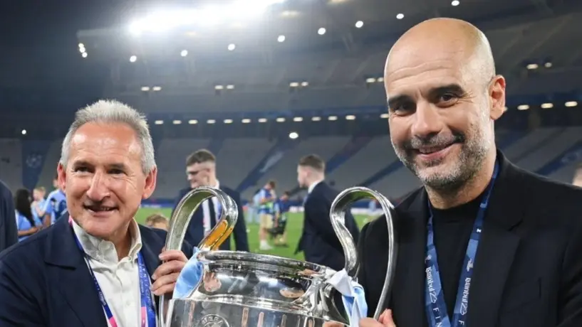 Manchester City anuncia la salida del directivo Txiki Begiristain, 'mano derecha' de Guardiola