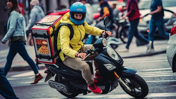 ¿Repartidores de comida por aplicación tendrán pensión? Esto se sabe