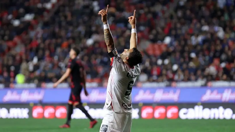 Toluca golea a Tijuana con doblete de Alexis Vega