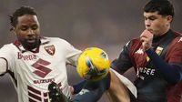 Genoa, sin Johan Vásquez, empata a ceros en casa ante Torino