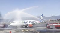 Aeropuerto Internacional de Toluca hace gran recibiendo al América por Tricampeonato