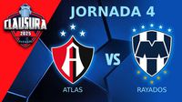Atlas vs Rayados: ¿Cuándo y dónde ver el duelo de la Jornada 4 del Clausura 2025?