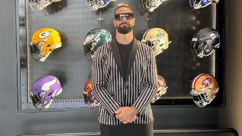¡De lujo! Seth Rollins acapara el Baltimore Ravens vs Buffalo Bills
