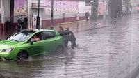 ¡Caos en Tlalpan! Las lluvias han provocado inundaciones y desorden vial