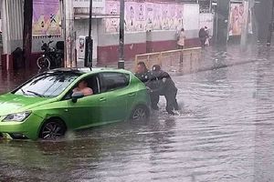 ¡Caos en Tlalpan! Las lluvias han provocado inundaciones y desorden vial