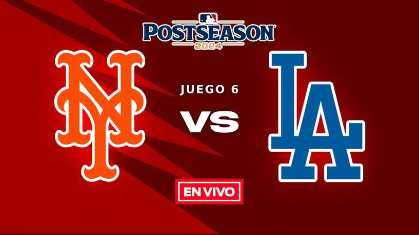 New York Mets vs Los Angeles Dodgers EN VIVO Serie de Campeonato Juego 6