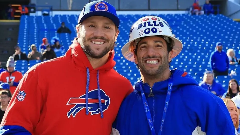 Daniel Ricciardo engalana el Dolphins vs Bills mientras GP de Brasil es un caos
