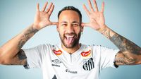 Neymar es recibido por Santos y usará la número '10' de Pelé