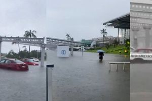 Acapulco bajo el agua: Aeropuerto suspende operaciones por inundaciones tras el paso del huracán “John”