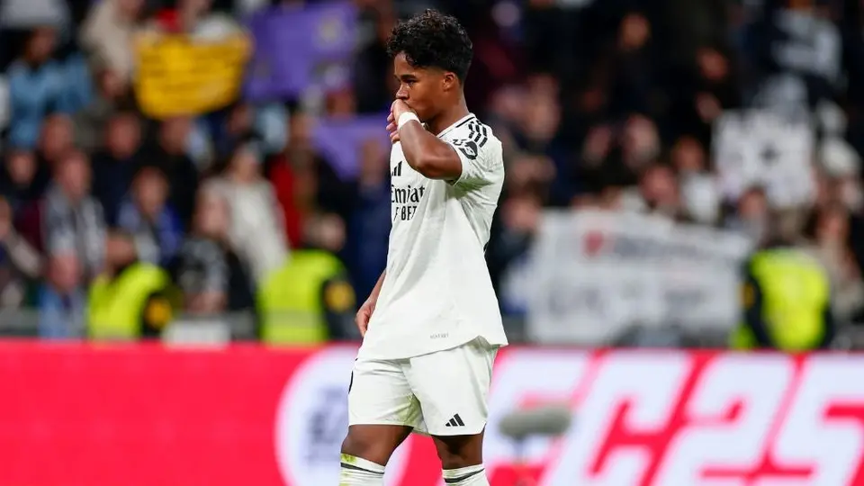 Endrick tras su doblete ante el Celta de Vigo: "Me encanta todo en el Real Madrid"