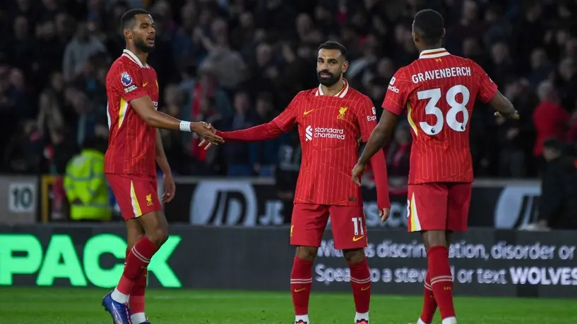 De la mano de Salah, el Liverpool derrota al Wolves y se coloca puntero de la Premier