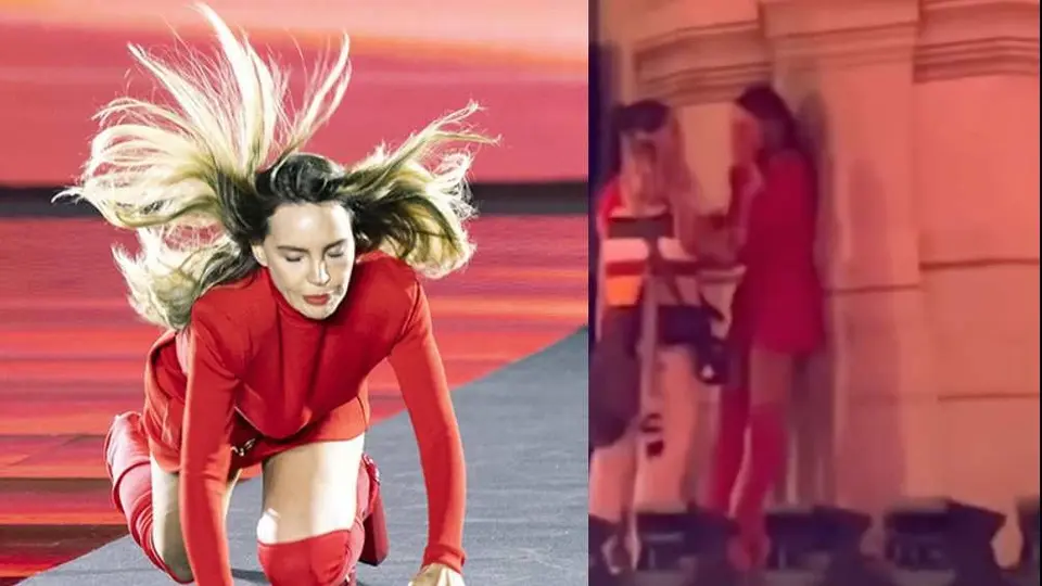 VIDEO: Belinda es captada llorando luego de su caída