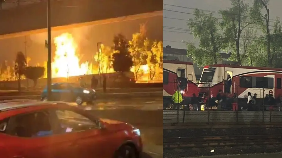 Reportan corto circuito en Tren Suburbano y suspenden servicio a la altura de la estación Cuautitlán