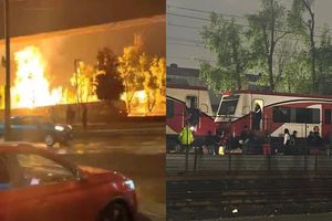 Reportan corto circuito en Tren Suburbano y suspenden servicio a la altura de la estación Cuautitlán